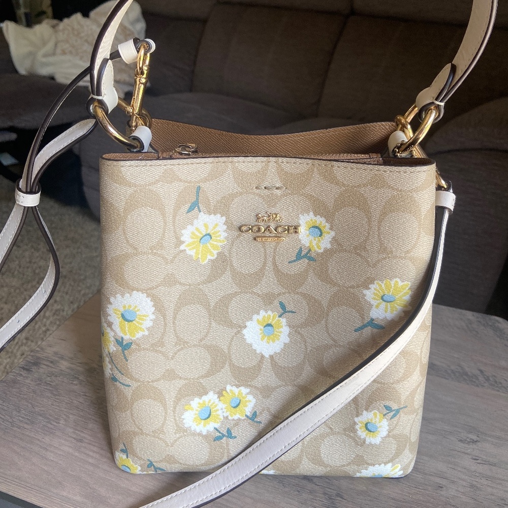 Coach Floral Satchel Bag